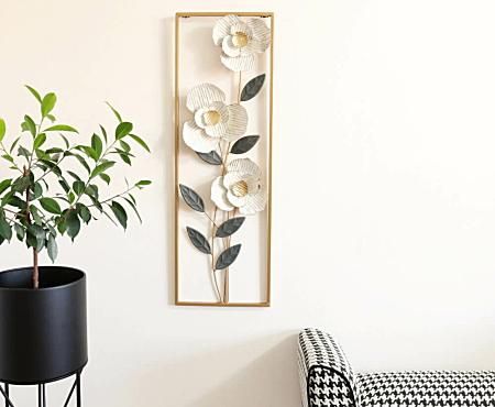 アイアンウォールアート | 椿の壁飾り - デザイナーズ家具 リ