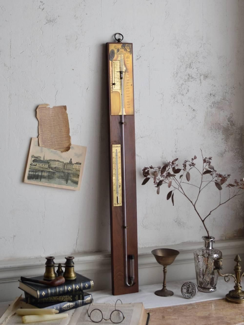 フランスアンティーク雑貨 アンティーク気圧計 ディスプレイ雑貨