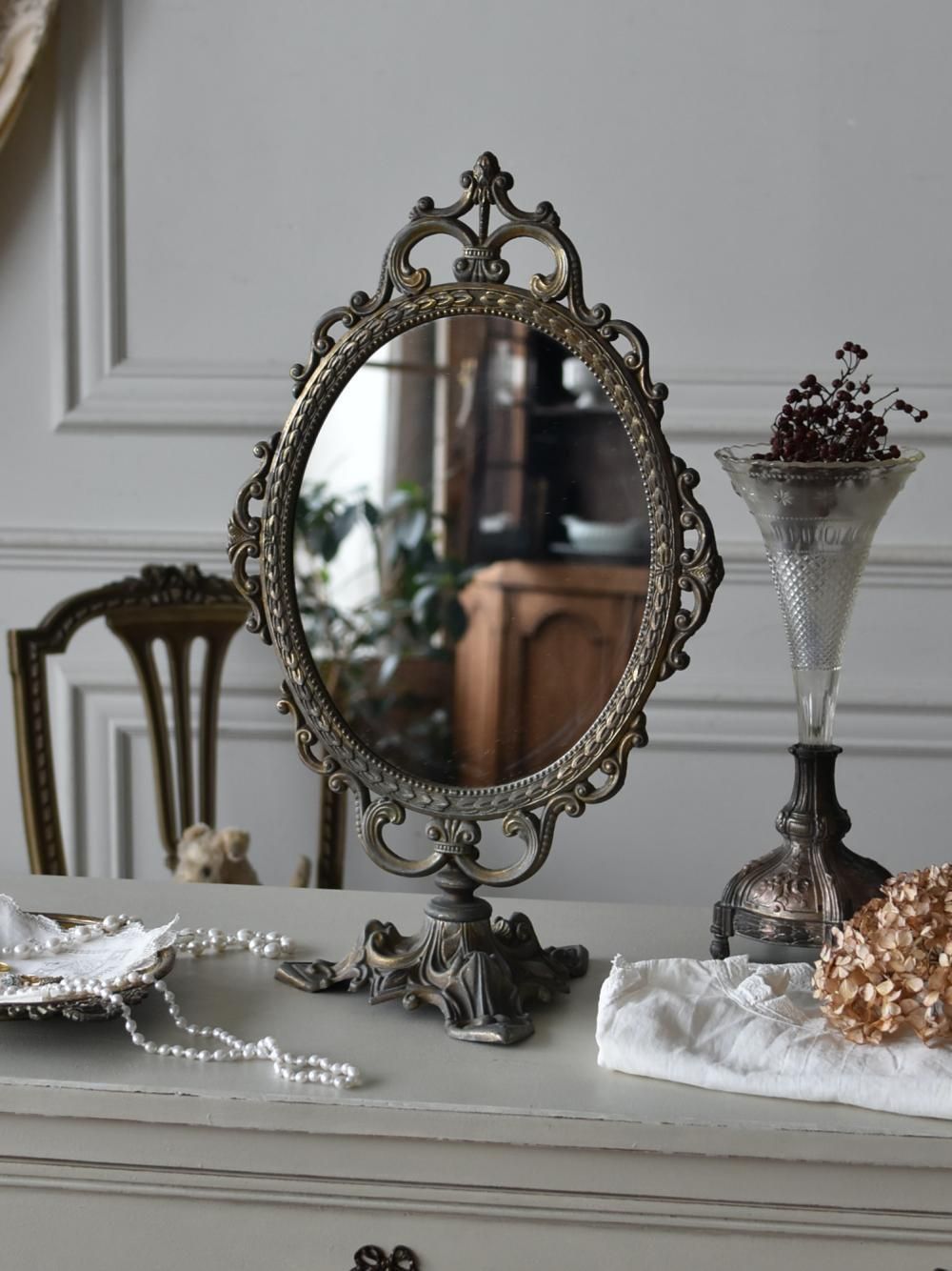 フランスアンティークインテリア スタンドミラー.23 アンティーク