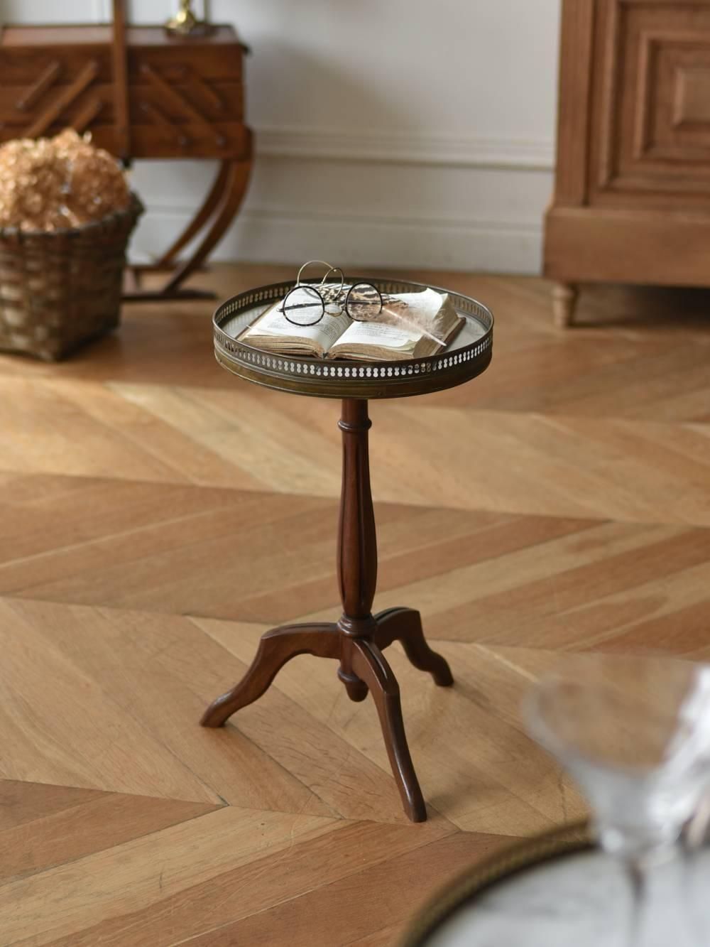 マーブルトップサイドテーブル.9 フランスアンティーク家具 ミニ