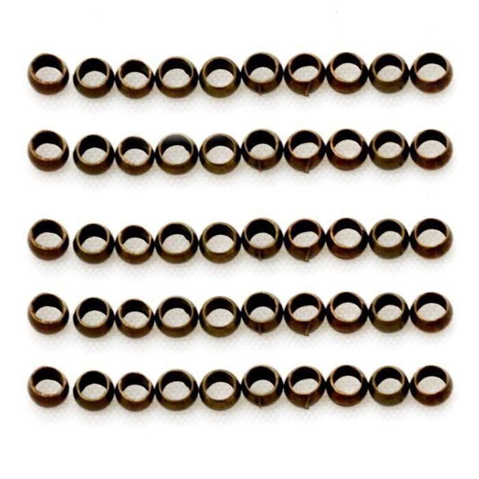 つぶし玉（かしめ玉）| 3mm・ソフトシルバー - 夢源【公式通販】