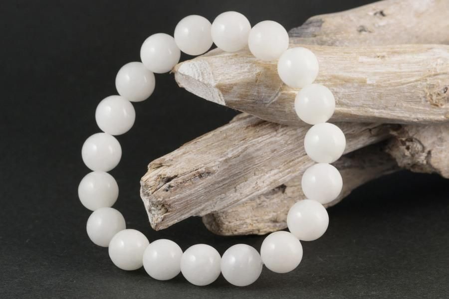 和田玉10mm玉 ブレスレット｜天然石 通販 キラリ石