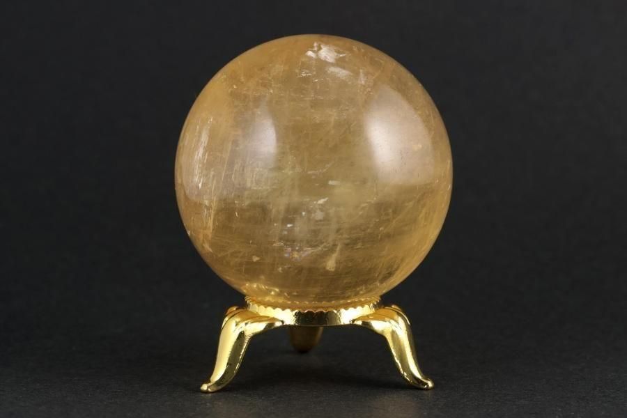 ハニーカルサイト 丸玉 44mm｜天然石 丸玉 通販 キラリ石