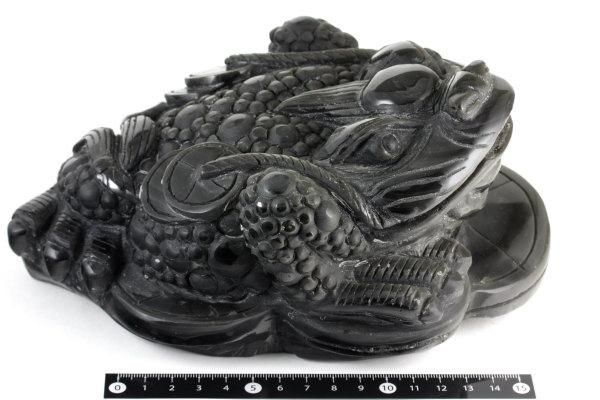 オブシディアン 銭蛙 3.1kg / 三本脚の蛙｜天然石 通販のキラリ石