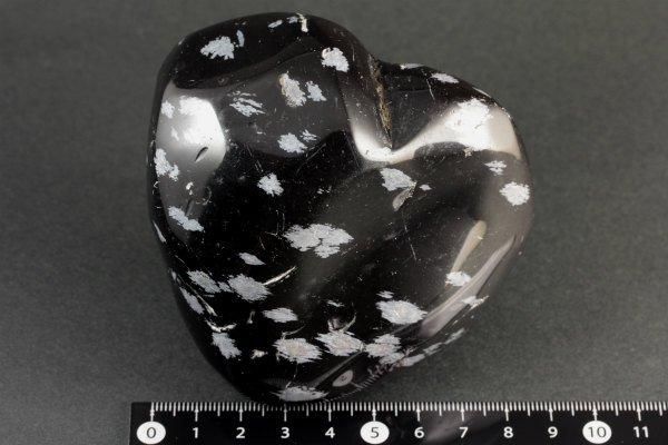 スノーフレークオブシディアン原石磨き532g｜天然石通販キラリ石