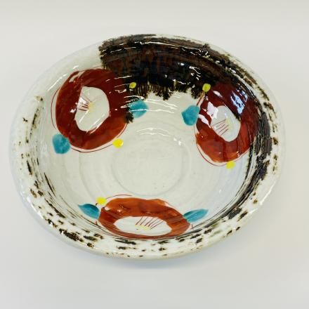 九谷焼 8.5号鉢 | 椿 - 九谷焼の通販店【陶匠大雅】‖九谷焼の窯元です