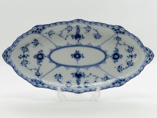 ロイヤルコペンハーゲン プレート□ブルーフルーテッド フルレース