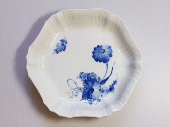 ロイヤルコペンハーゲン プレート□ブルーフラワー カーブ プレート 六
