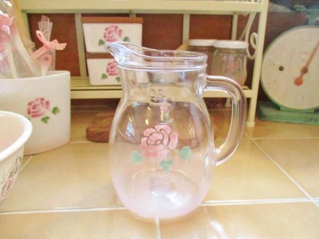 マニーローズ ガラス ジャグ（S） - 「フランス雑貨マニー」collection