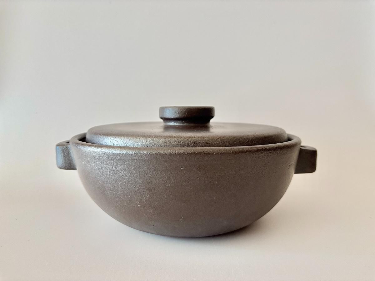 丸鍋 黒 | かわいい土鍋 - うつわ祥見KAMAKURA web shop