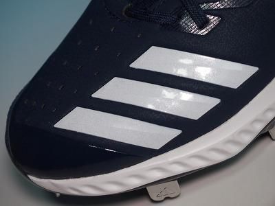 ○adidas アディダス Icon Bounce○野球スパイク 金具メタル○紺