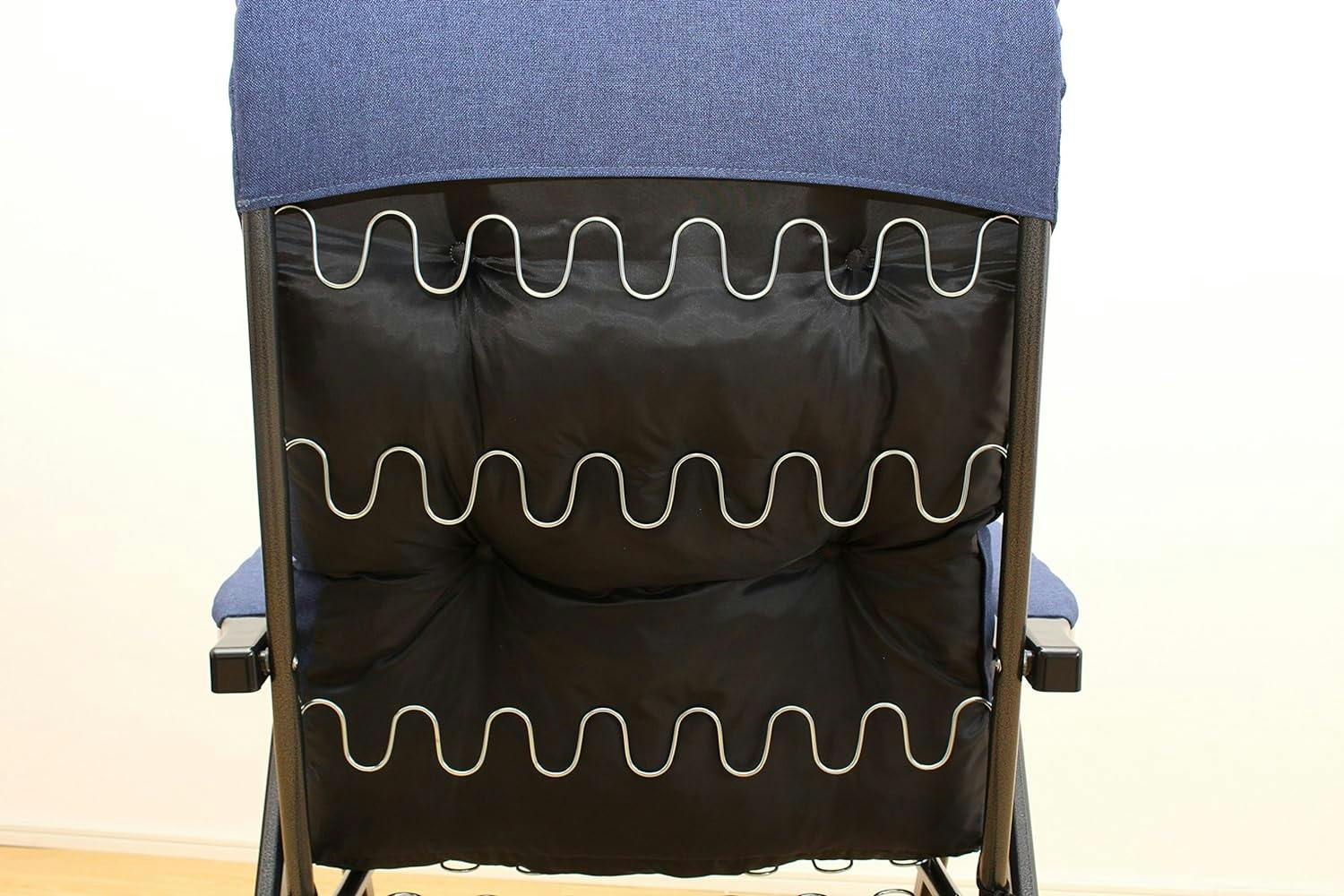 タック Vita フットレスト付きリクライニングチェア グレー 全身を