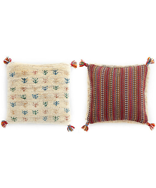 ☆ペルシャ手織りギャッベ クッション3 | 三越伊勢丹オンラインストア