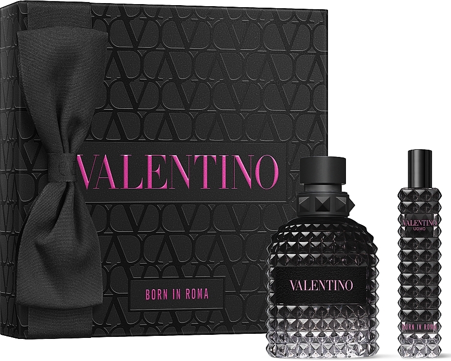 Valentino Uomo Born In Roma - Zestaw (edt/50ml + edt/15ml) | Makeup.pl