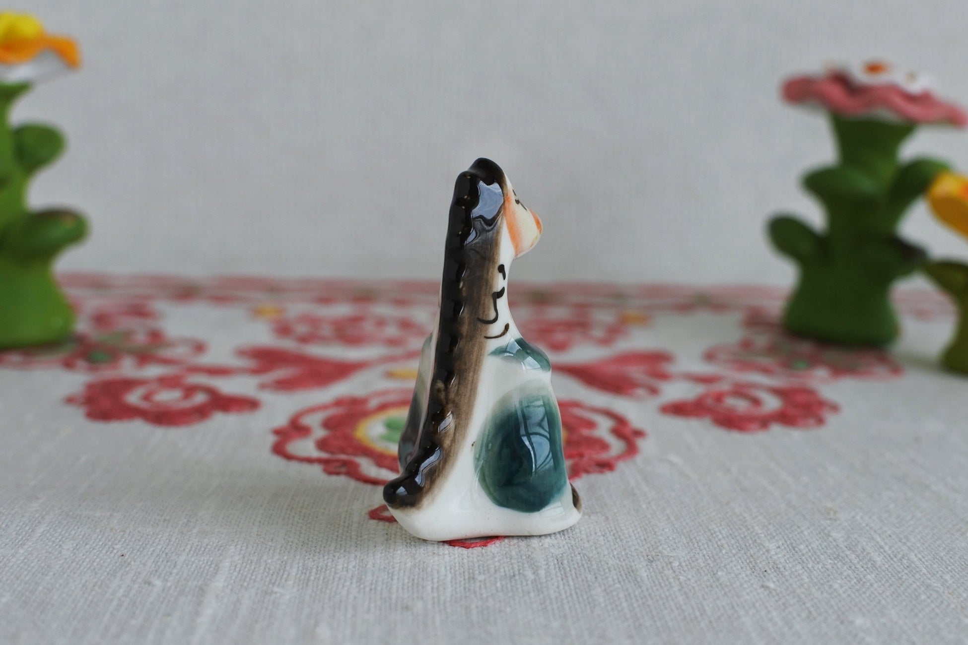 2024年干支 辰年 ロシア製陶器 置物 ドラゴン ロシア雑貨いりえの