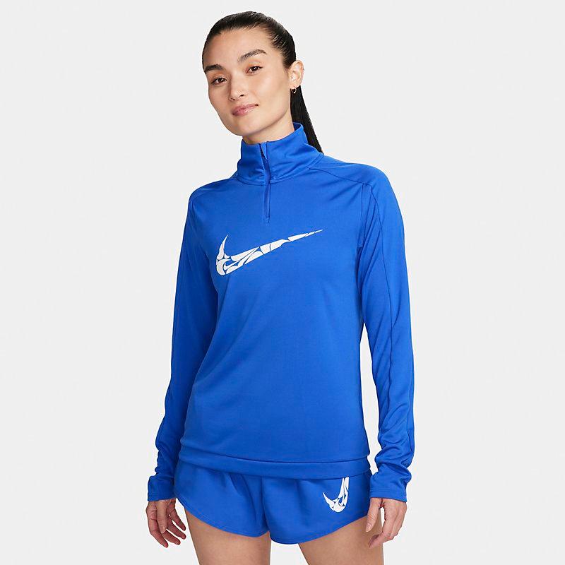 NIKE（ナイキ） 長袖シャツ レディース NIKE Dri-FIT 1/4ジップ ミッド