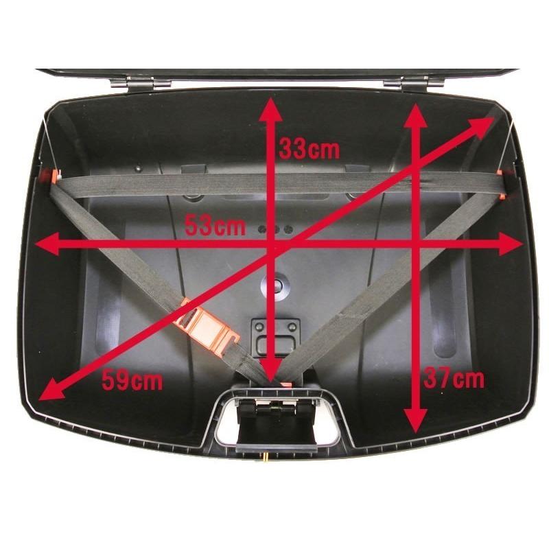 PCX専用 ボックス&キャリア セット 容量47L 取付簡単 リアボックス