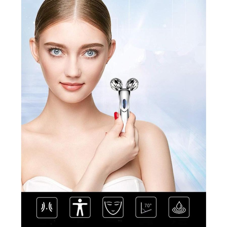 美顔ローラー 美顔 美容ローラー 美顔器 美容器 フェイスケア Y字 防水