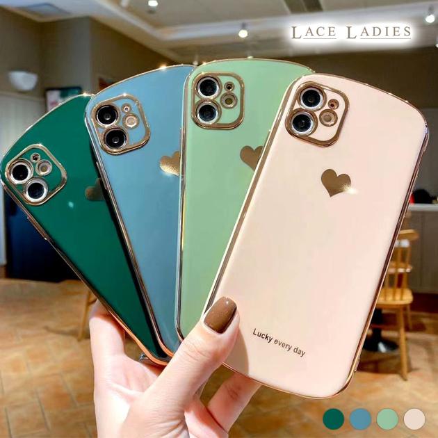 Lace Ladies（レースレディース） ゴールドフレーム iPhone13 ケース
