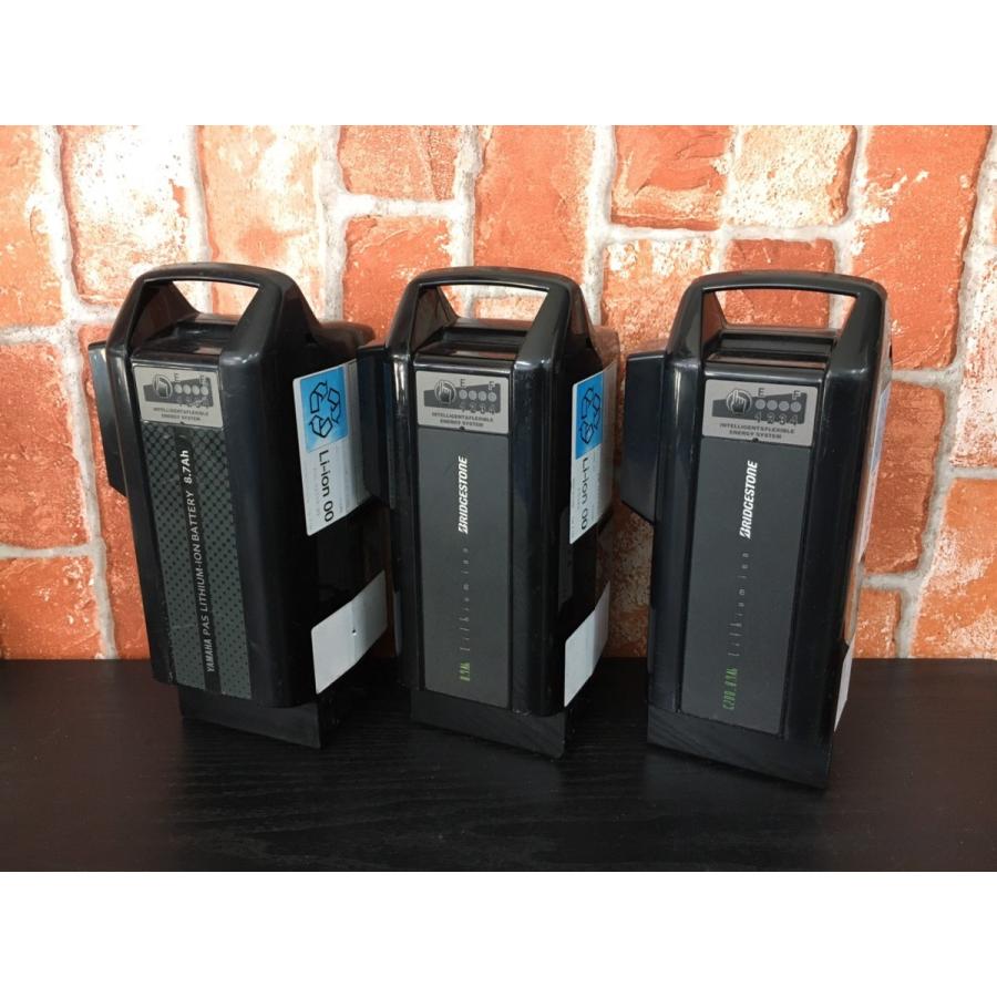 19】電動自転車 中古バッテリー ヤマハ ブリヂストン リチウム 8.7ah