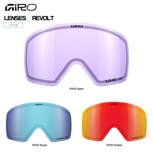 GIRO（ジロ） 2025-26 GOGGLES LENS REVOLT（リボルト用スペアレンズ