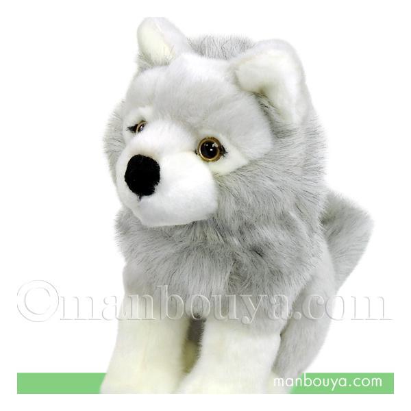 オオカミぬいぐるみ 狼 キュート販売 CUTE シンリンオオカミ シルバー