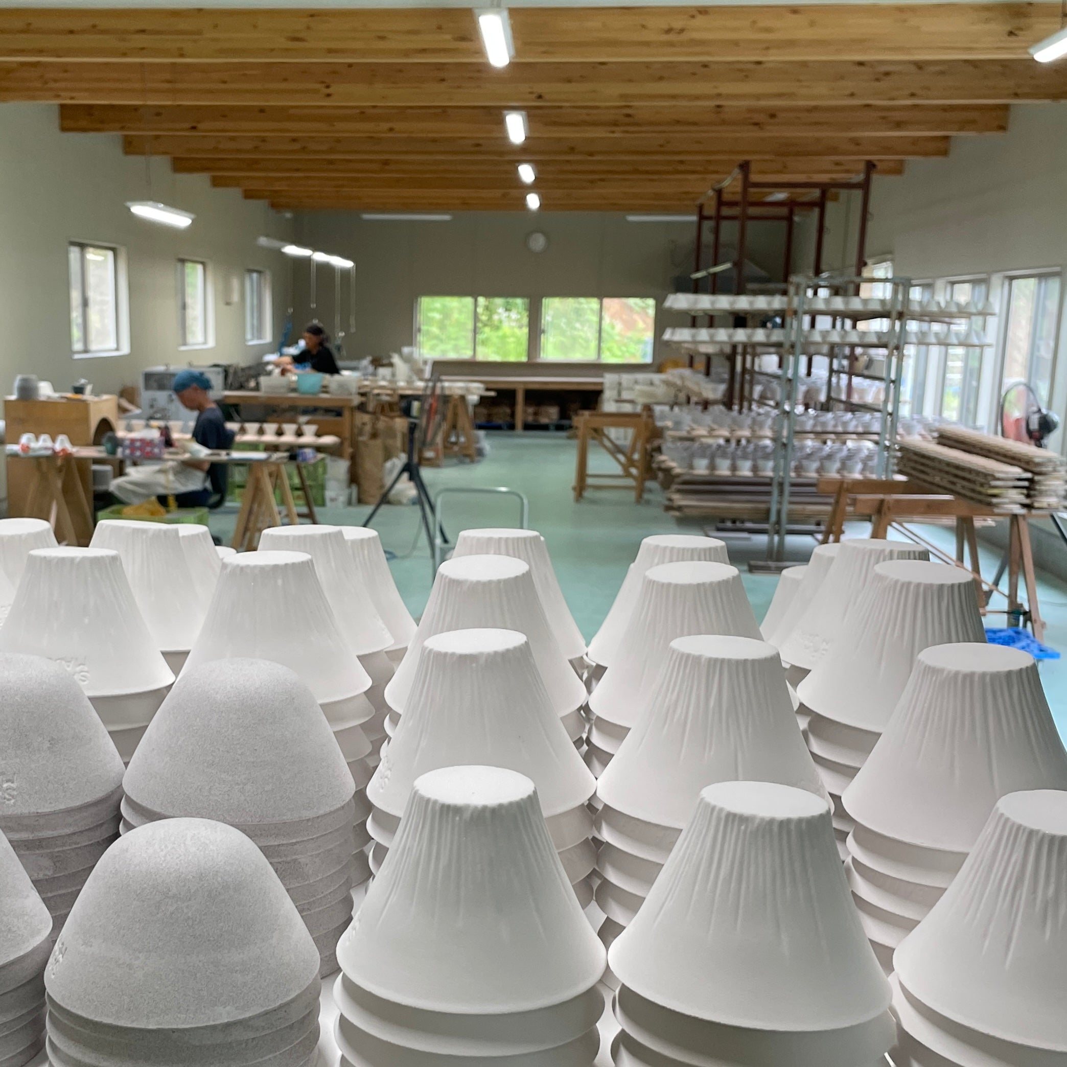 波佐見焼 セラミックコーヒーフィルター | ekubo | ピーコックグリーン