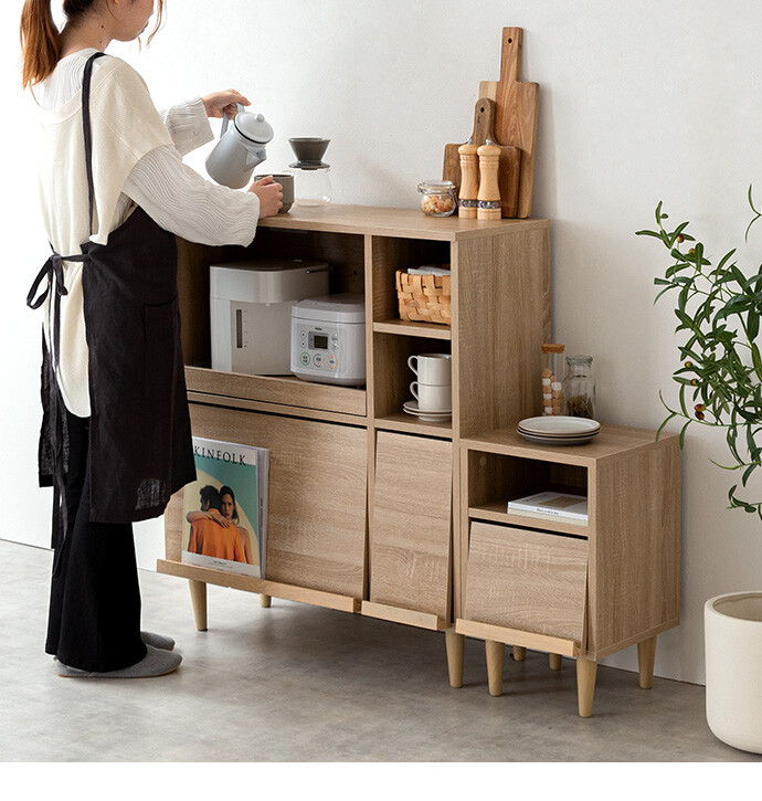 送料無料】Tony トニー 幅81 レンジ台 レンジラック 電子レンジ