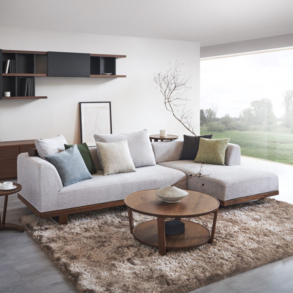 MODE センターテーブル(Φ850・1000)(ウォールナット) – 柏木工株式会社