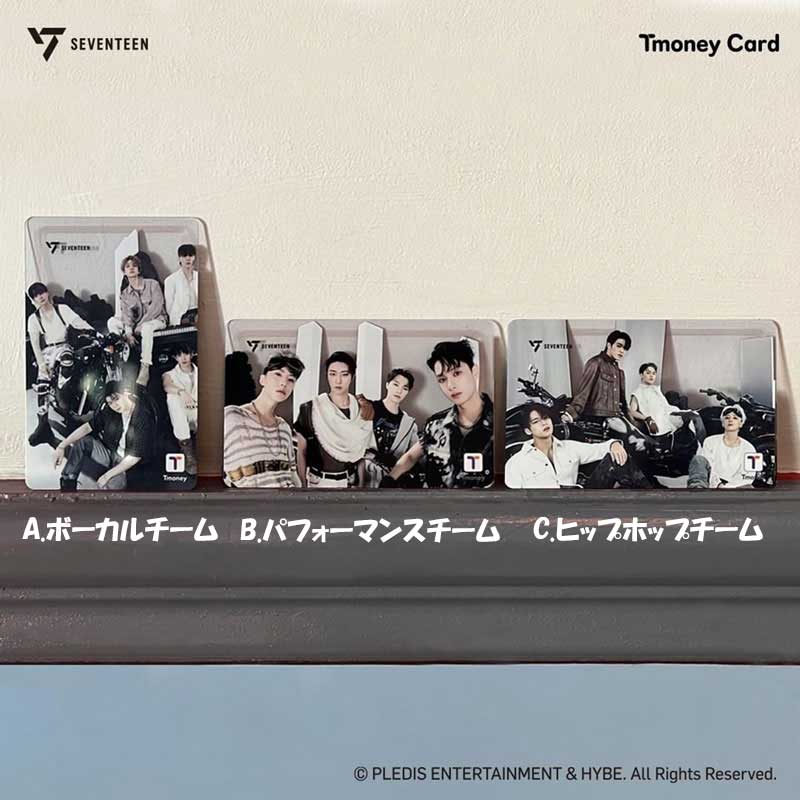 kTicket - セブンティーン(SEVENTEEN X CU) 公式グッズ (透明 T-money