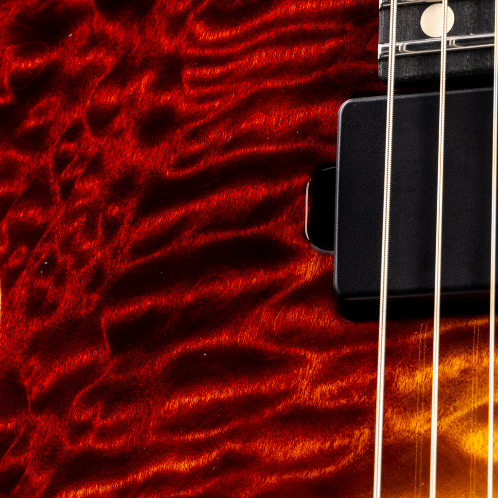 Tom Anderson Angel Quilt on Mahogany - Fire Wakesurf – Lark Guitars
