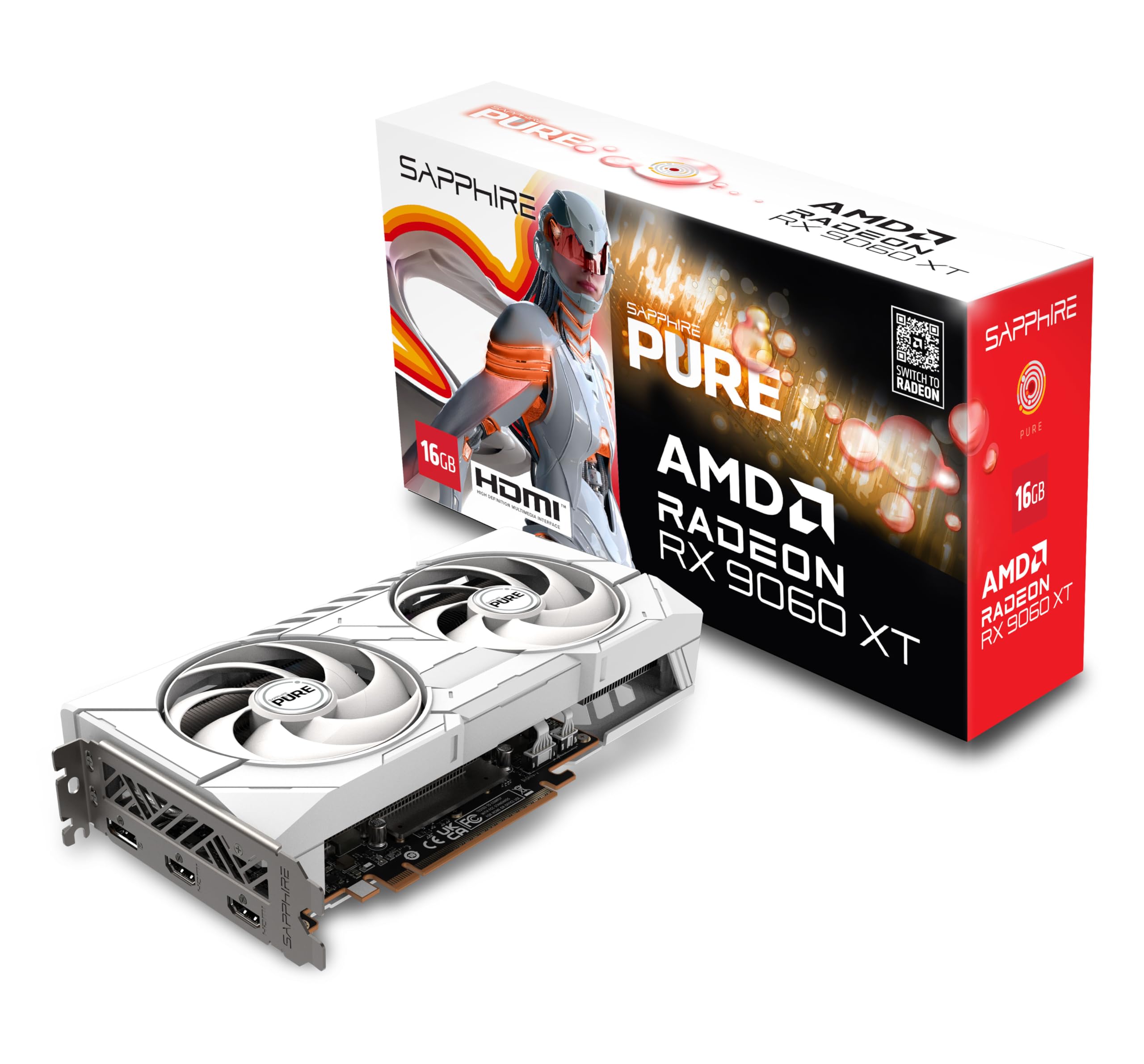 Amazon.com: Sapphire Pure AMD Radeon™ RX 9060 XT Gaming OC 16GB