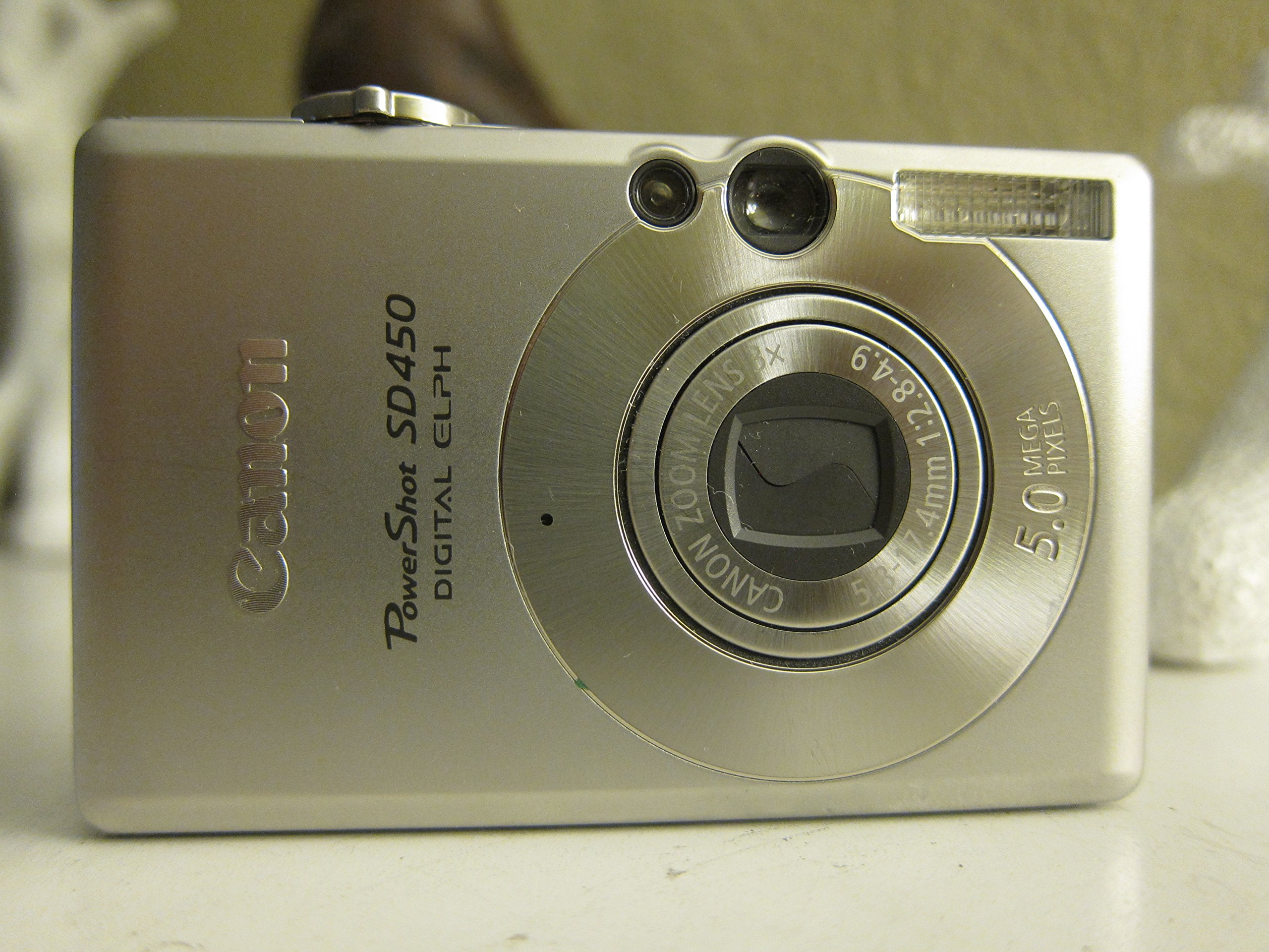 Amazon.com : Canon Powershot SD450 5MP Digital Elph Camera with 3x