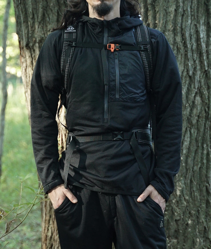 STATIC ADRIFT HALF ZIP HOODY / スタティック アドリフトハーフジップ