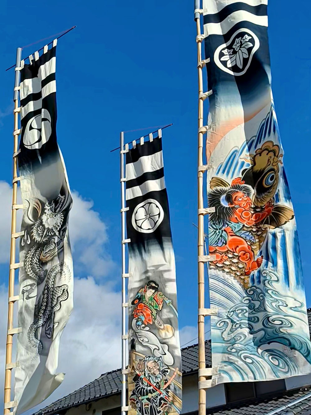 屋外用手描き武者のぼり一覧｜いわき絵のぼり吉田｜手書き