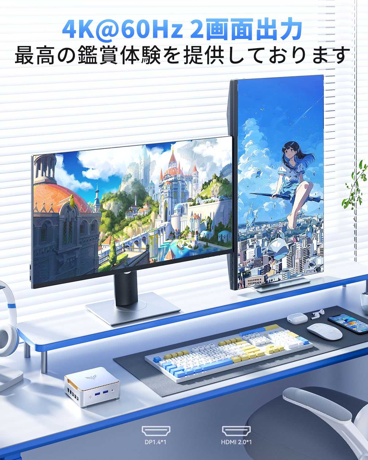 ミニpc n97 第12世代 n97 mini pc 最大3.6GHz 【N150より速い】 小型pc