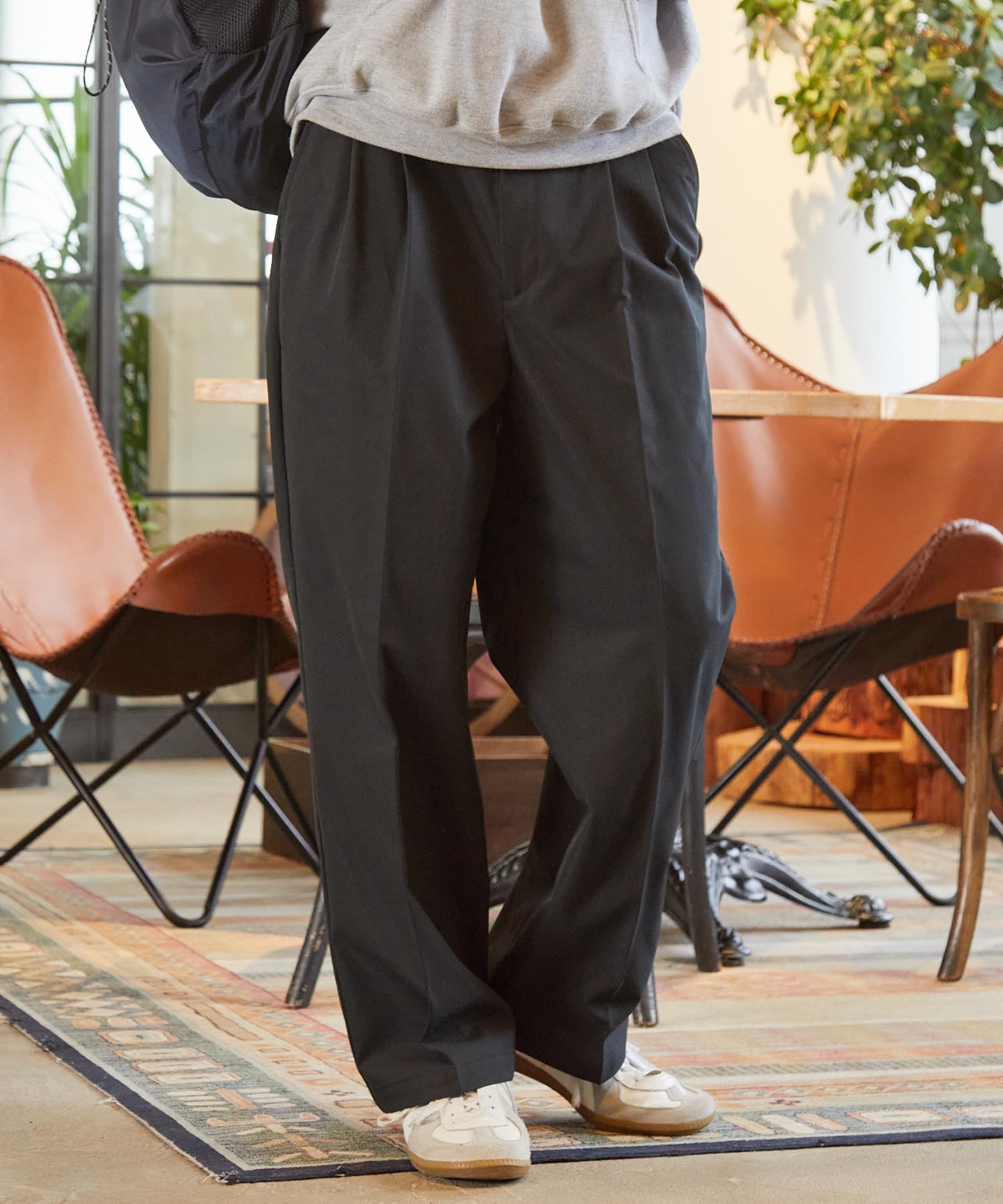 セットアップ対応】マルチファンクショナル ツータック ワイド