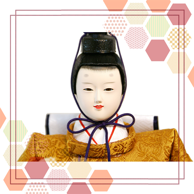 雛人形】 久月 立雛 親王アクリルケース飾り(65728),ひな人形