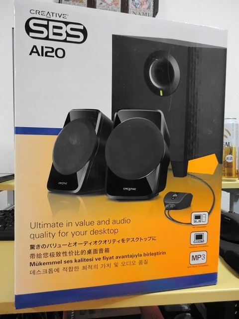 お待たせしました！！PCスピーカ「Creative SBS A120」設置編（前編