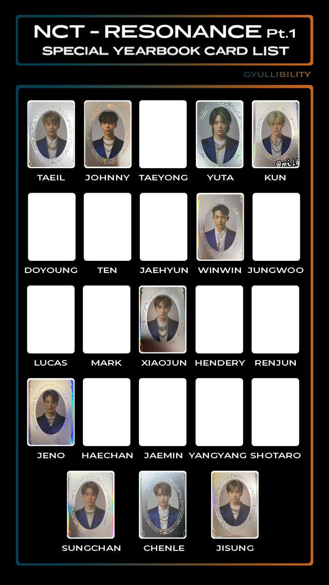 NCT2020 RESONANCE スペシャルイヤーブック トレカ チョンロ 【公式通販】