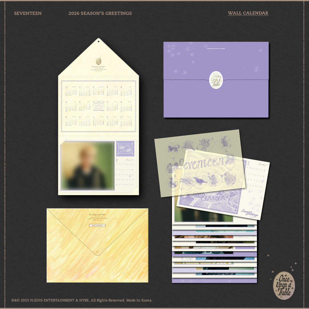 SEVENTEEN 2026 SEASON'S GREETINGS セブチのシーグリ Qoo10にて予約