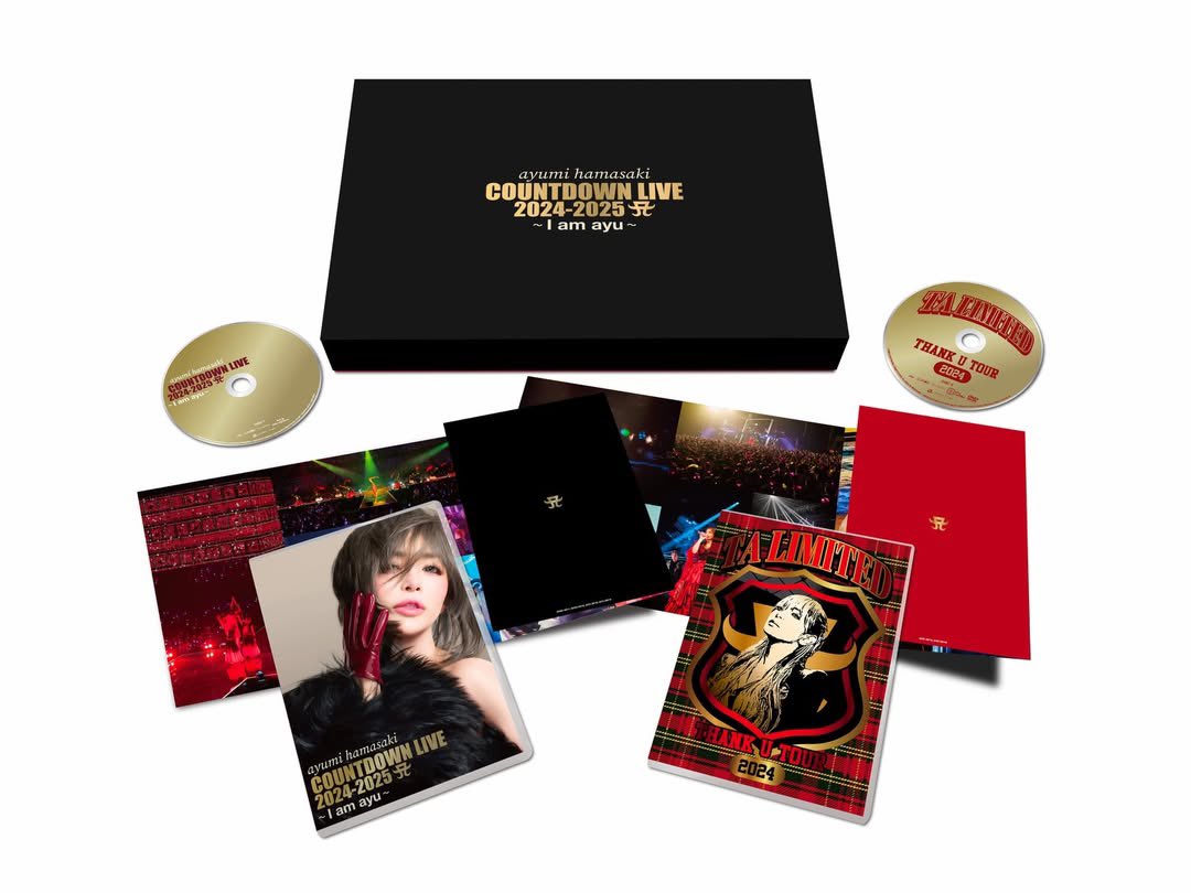 NEWS] The DVD/BD cover for 'ayumi hamasaki COUNTDOWN LIVE 2024