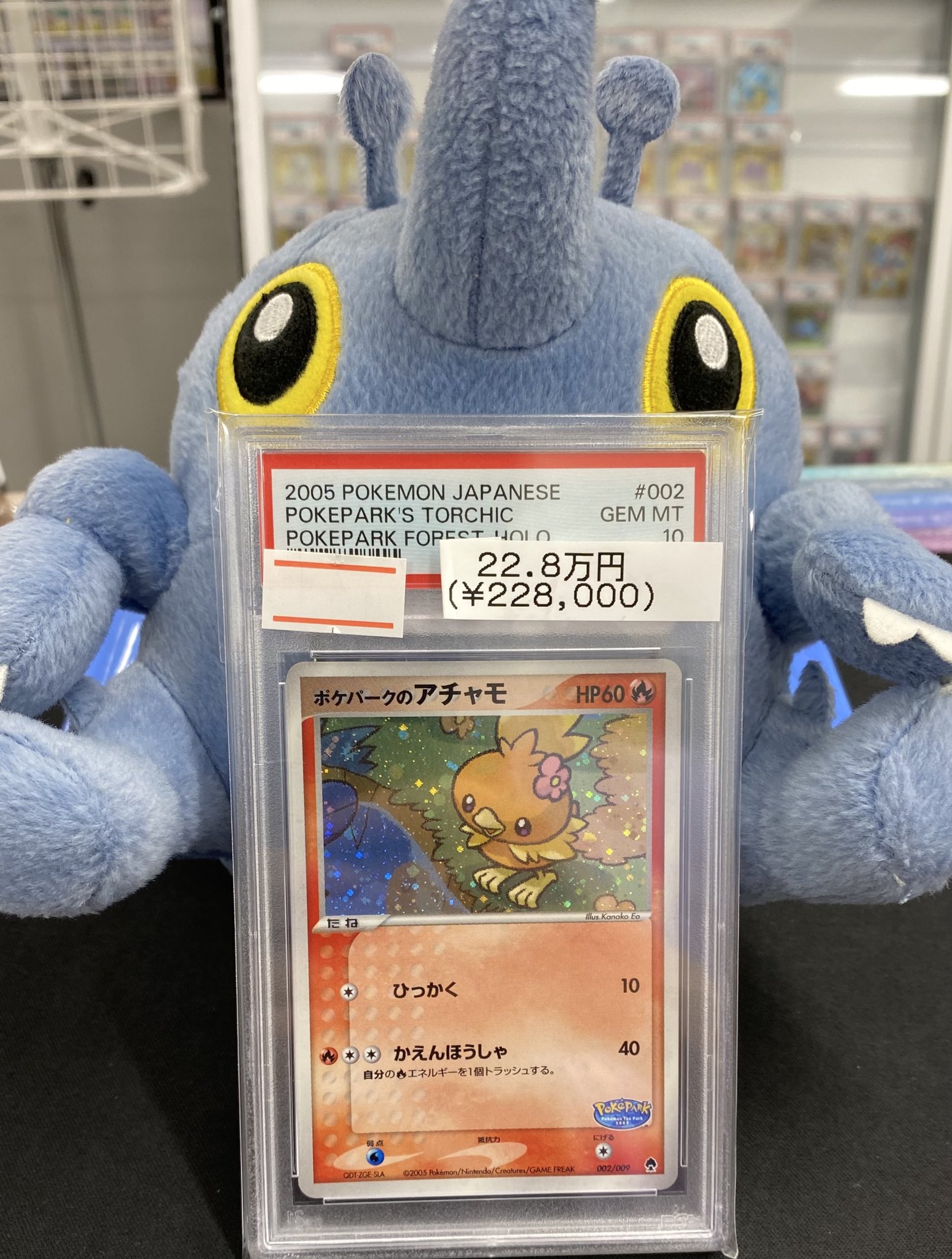 渦巻きホロ)ポケパークのアチャモ Pokemon PCGシリーズ 002/009