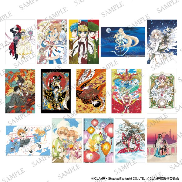 ◤CLAMP展 商品情報◢ □ポストカード（28種） □ポストカードBOX