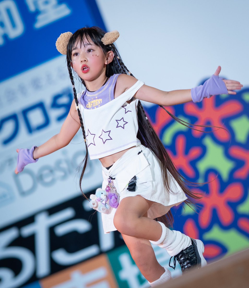 うらちゃん（JS2）クマちゃん衣装🥰 #うら #長崎超絶美少女隊 @ReiRui9