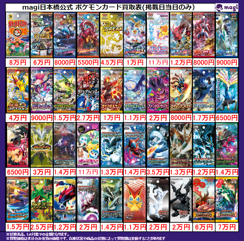 禁断の光 ＜未開封パック＞ こちらの金額での買取終了いたしました‼