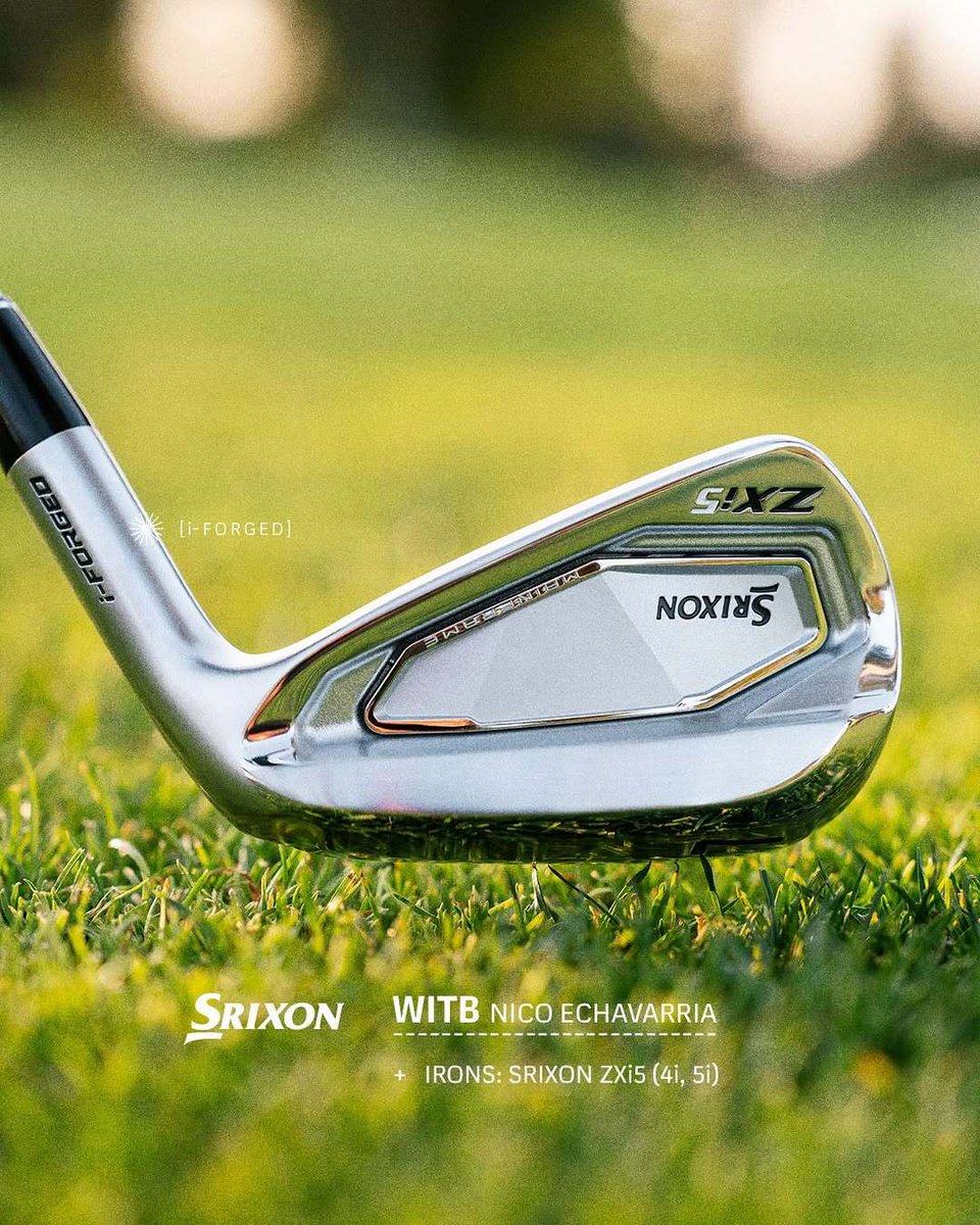 今大会でニコ・エチャバリア選手が使用したギアはこちら⛳ □ ボール