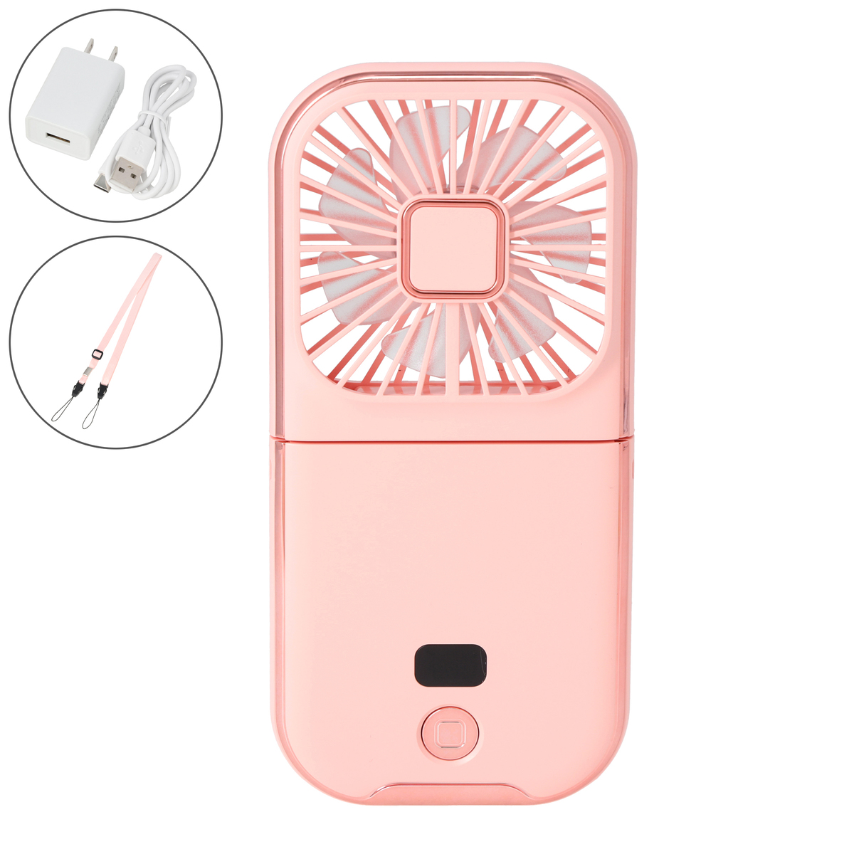 1台5役 モバイルバッテリーにもなる軽量ハンディファン2 - QVC.jp