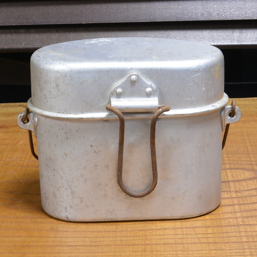 イタリア軍放出品 メスキット 飯盒 アルミ製 2段式 | ミリタリー