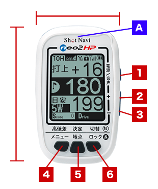 Shot Navi NEO2 HP(ショットナビ ネオ2 エイチピー)::みちびきL1S
